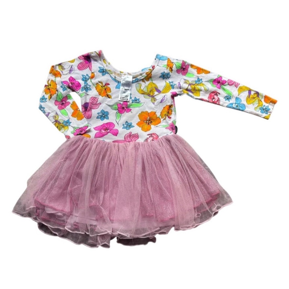 Bonds Floral and Pink Tulle Kids Dress